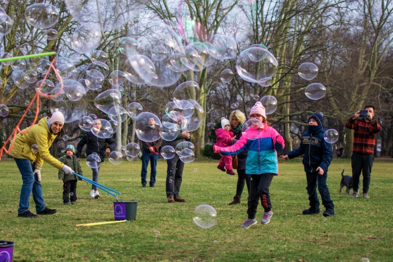 Óriásbuborék Show